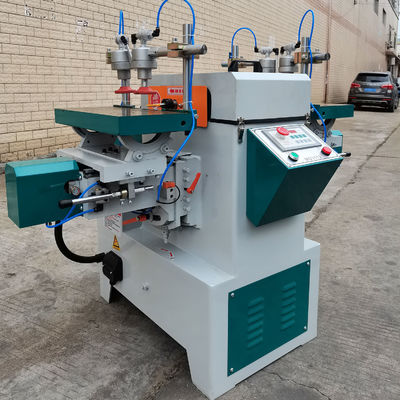 Machine de travail du bois réglable à vitesse d'oscillation pour tenons et rainures horizontaux à double extrémité