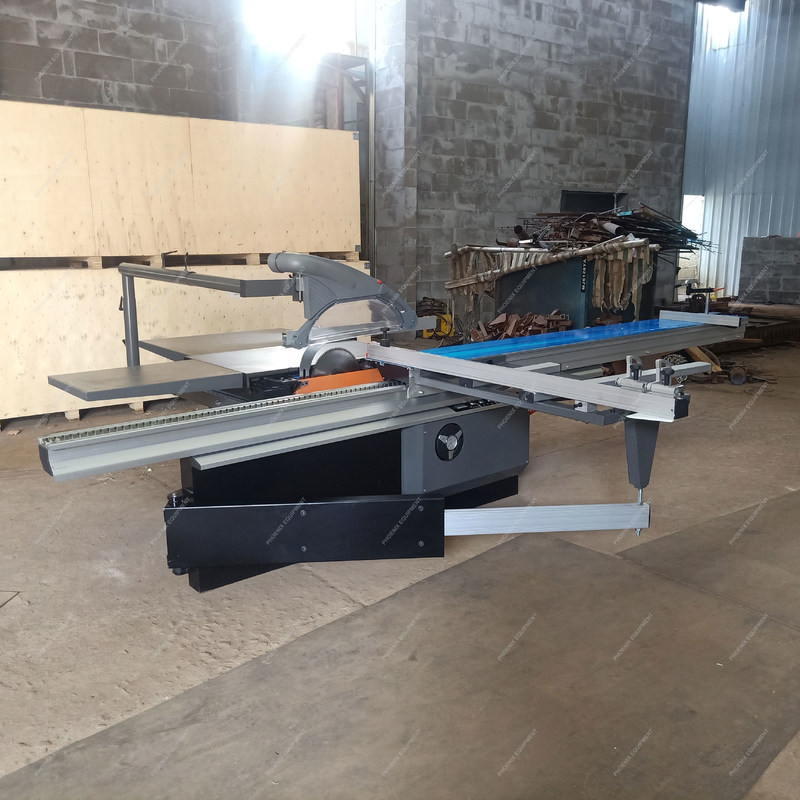 Tableau de scie électrique de levage pour 3200 mm Max. Longueur de la pièce à usiner et lame de scie de marquage de 120 mm