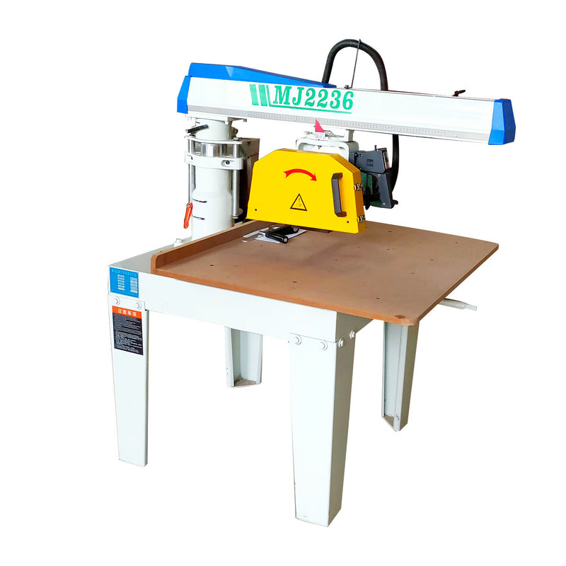 MJ2236 petite machine à découper le bois à bras roulant universel avec balance à angle de balancement intégrée