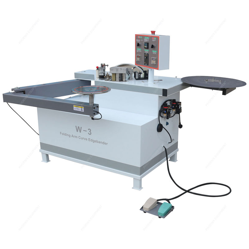 W3 Machine à bandes à bras pliant 175 kg Poids Travail du bois en ligne droite et courbe