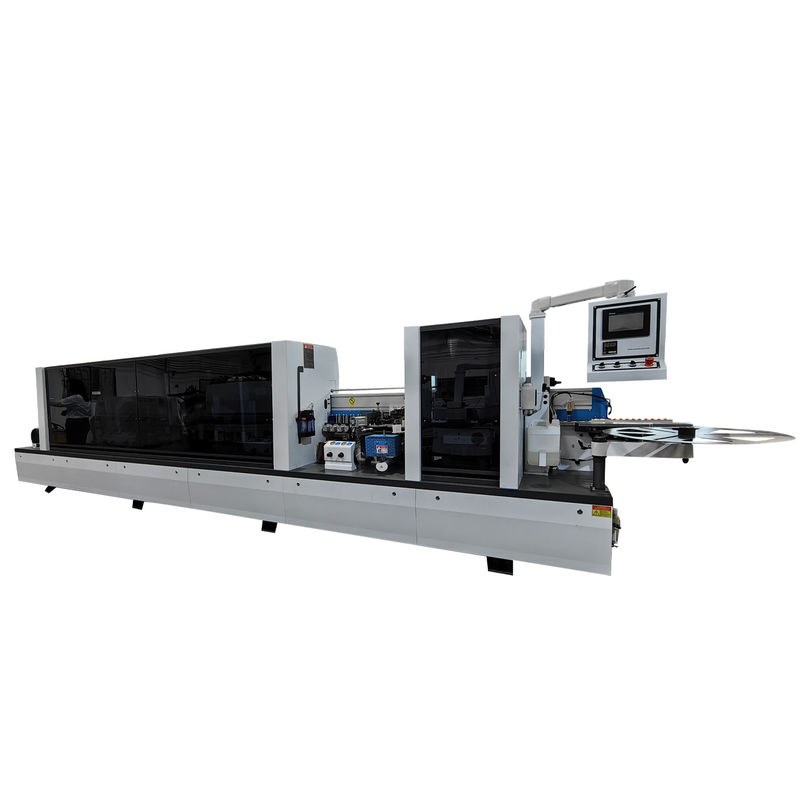 Min.80mm largeur du panneau Machine automatique de bande de bord de travail du bois avec pré fraisage PM50F