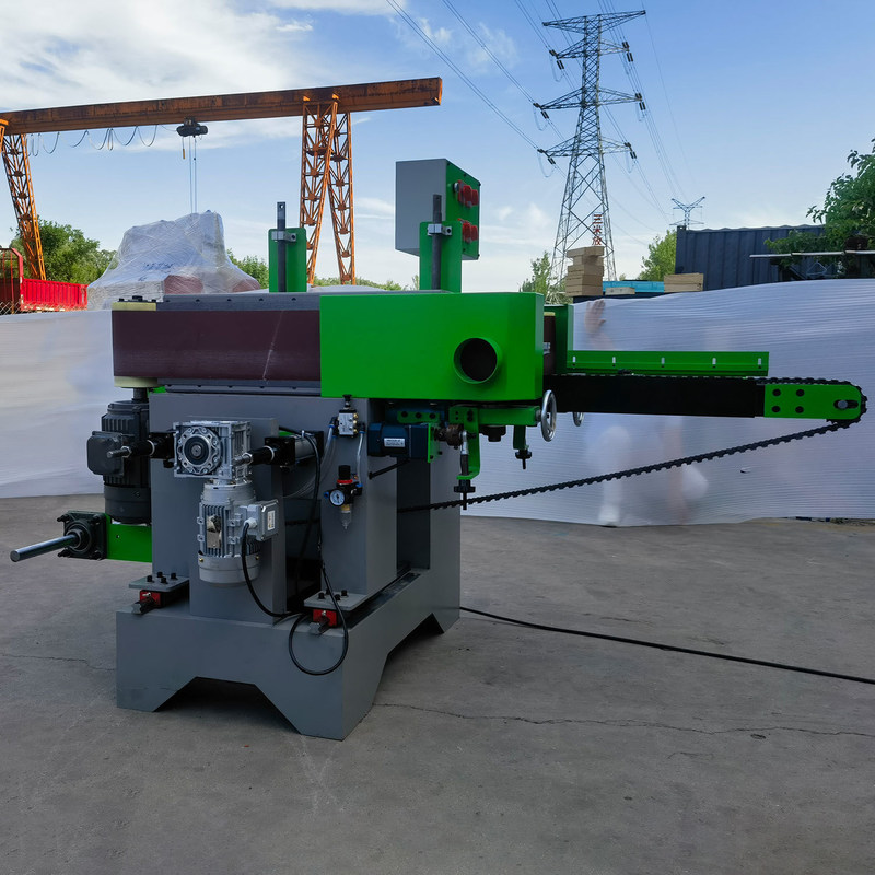 0.37kw Poussant moteur P2S150 Sablier à double face pour le travail du bois Sablier à bande de bois massif