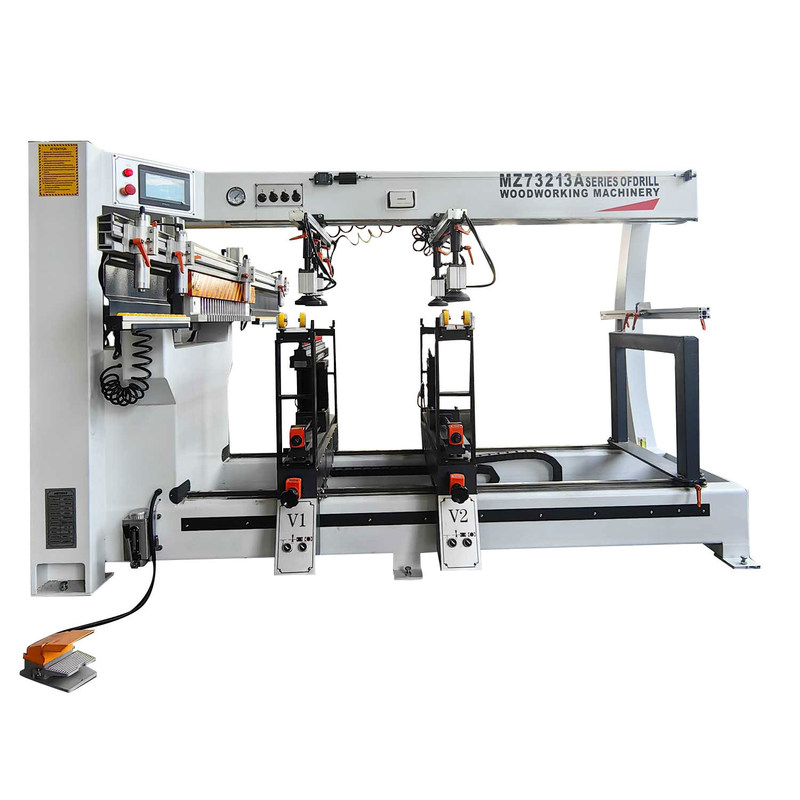 précision MZ73213A Meubles en bois Machine de perçage multi-axe Trois rangées Machine de perçage