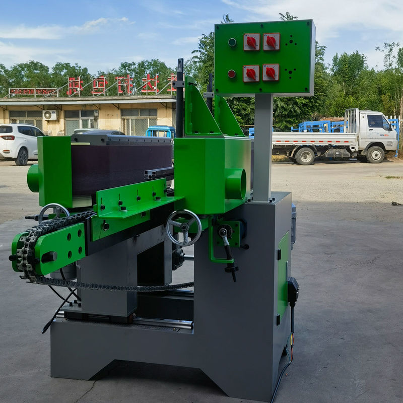0.75kw moteur de convoyeur P2S150 machine automatique de polissage à deux côtés de planche de travail du bois