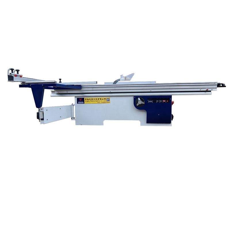 5.5KW Machines de travail du bois Double scie lames Table coulissante scie pour 45 90 degrés coupes