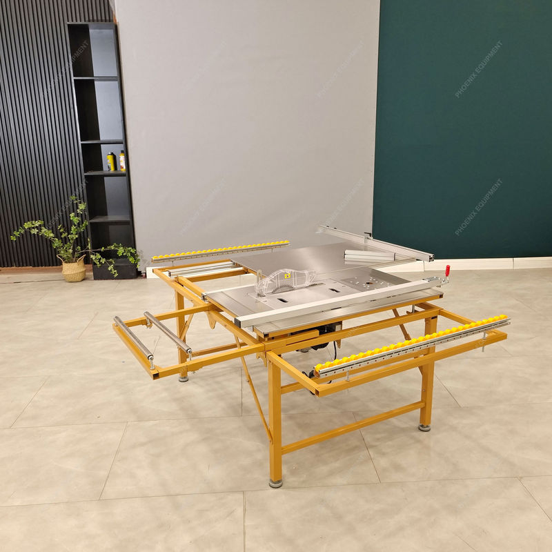 Sage circulaire à panneau pliable sans poussière de type horizontal 5 kW PDMJ16 pour les besoins de la menuiserie