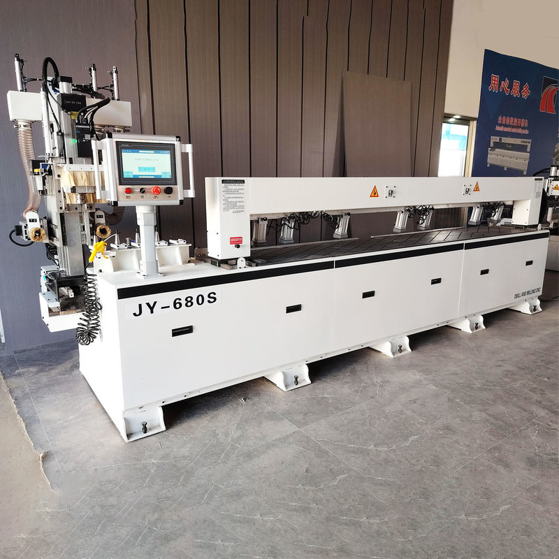 12kw automatique CNC Fermeture de porte de meubles charnière perforation machine à fente invisible