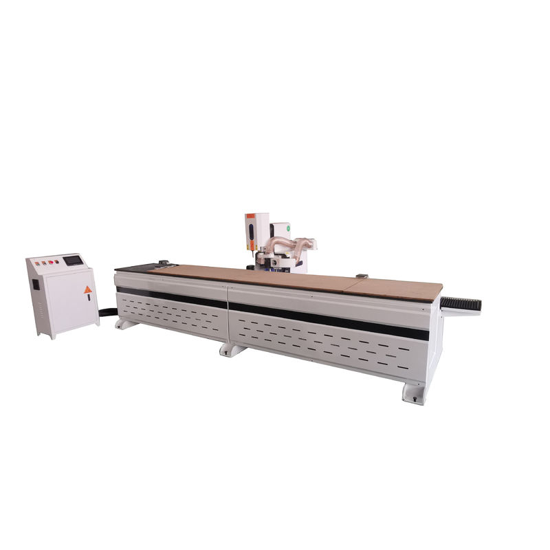Machine de perçage à charnière à fermeture de porte CNC avancée avec servo-moteur x3 de 750 W
