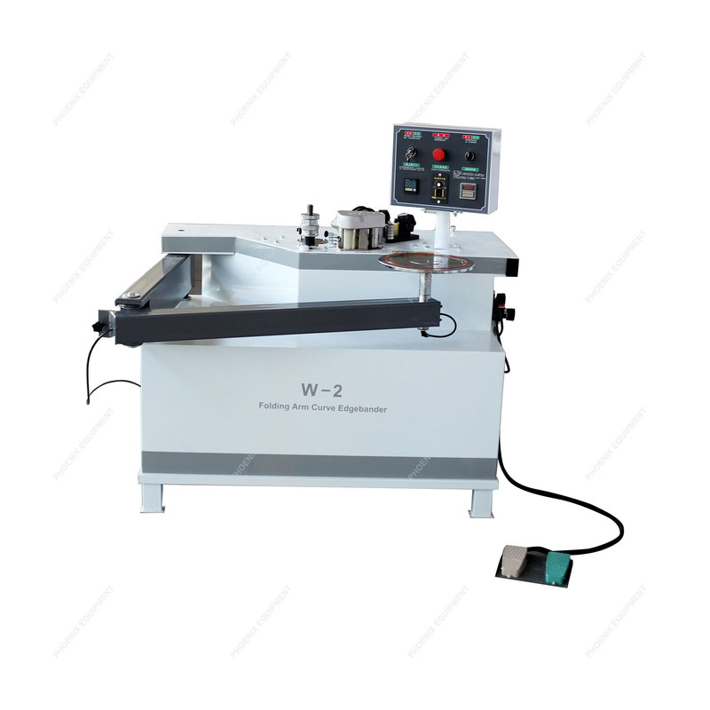 Machine à bandes de bord courbée entièrement automatique W-2 à bras pliant manuel 220V/380V/440V/ personnalisée