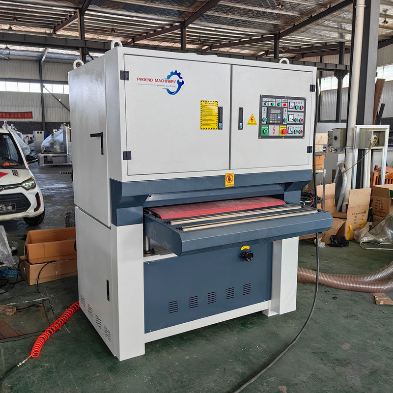 Obtenez le meilleur R-R1000 épaisseur automatique 1000mm Sander à une tension de 3 phases 380V 50HZ