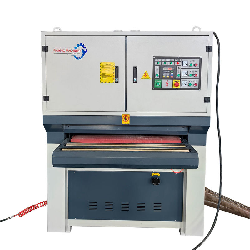 27.87kw R-R1000 Large bande de banc Sander pour le ponçage de l'épaisseur du bois et la collecte de poussière