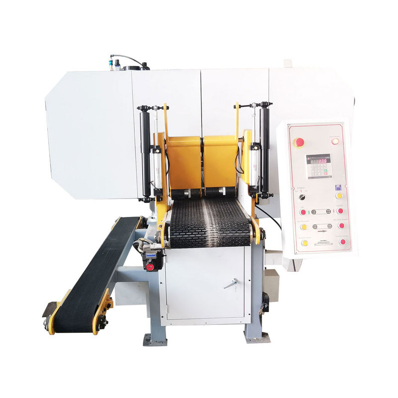 Machine à scie à bande horizontale pour couper les troncs de séquoias et le bois mince