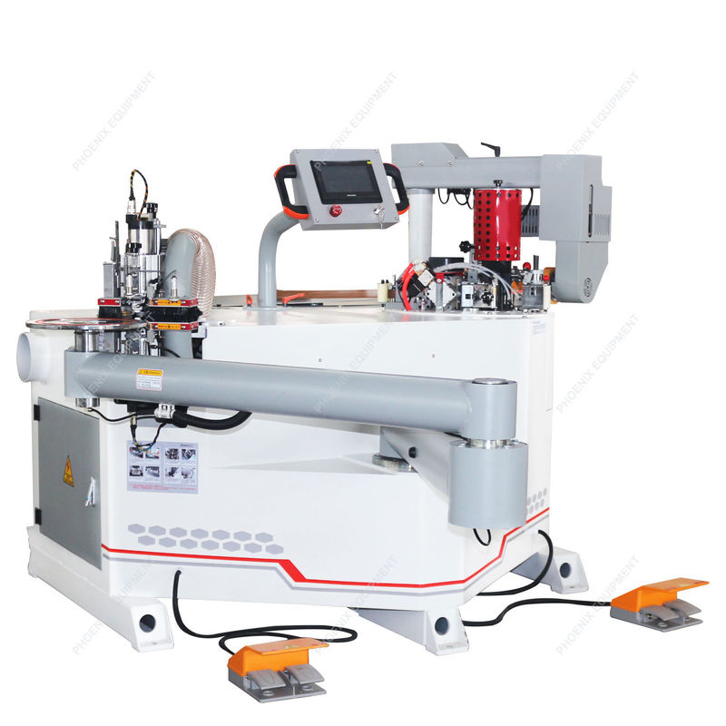 Machine à bandes entièrement automatique de bordure d'arc avec vitesse de 12 m/min et bras pliant flexible