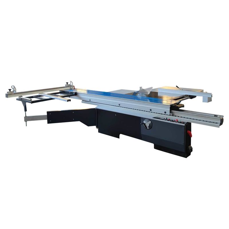 45 à 90 degrés Tenteuse à coupe de bois Machine de scie de table coulissante pour l'industrie du bois