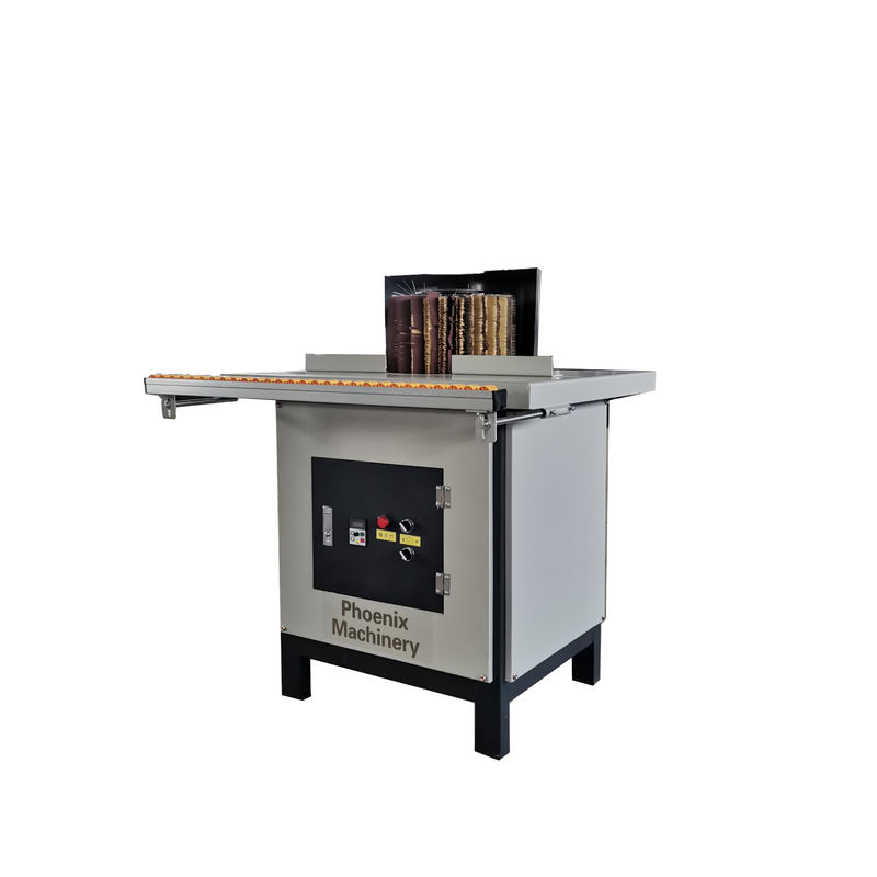 0.75kW Puissance Travail du bois Petit tambour électrique de levage manuel Pinceau Sander pour poncer