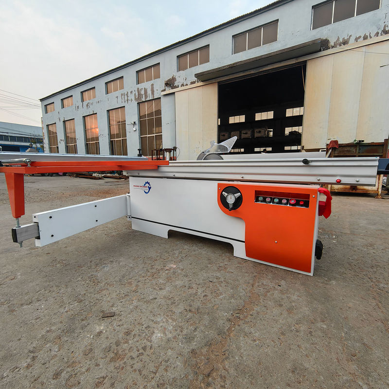 Machine de découpe de bois de 2300 mm avec scie à table coulissante et hauteur de coupe maximale de 80 mm