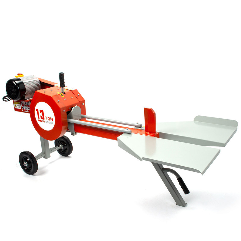 Splitter électrique horizontal de 13 tonnes idéal pour la séparation de bois à petite échelle à la maison