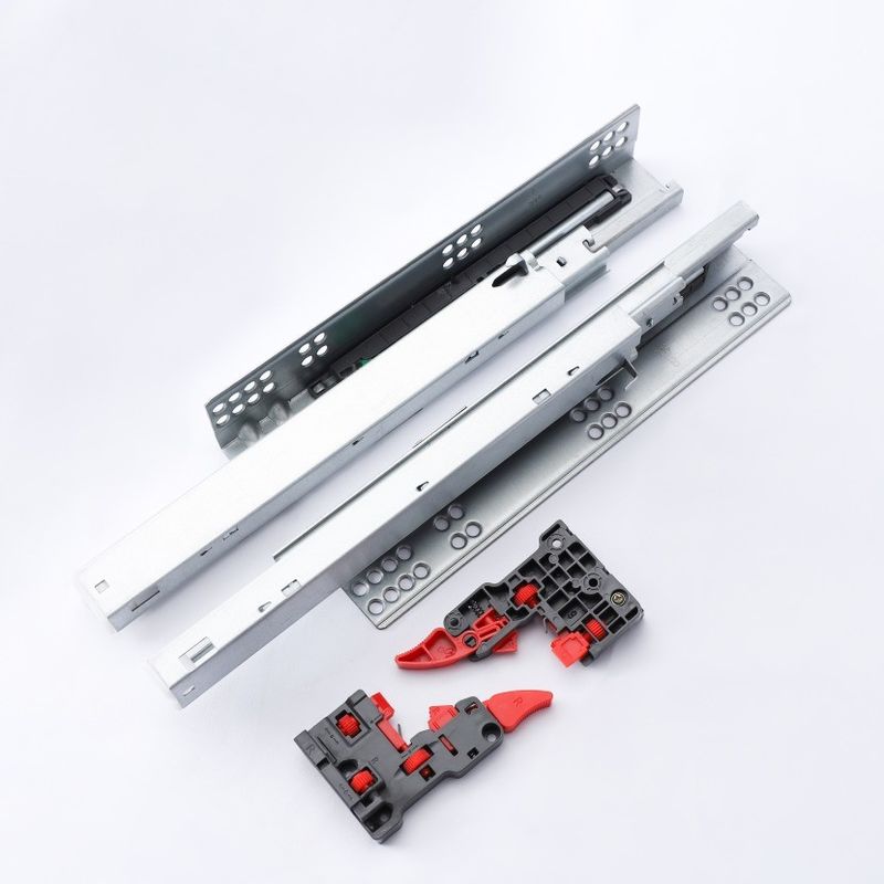 Style de design contemporain Glisseur caché de tiroir de rebond pour accessoires de meubles de cuisine