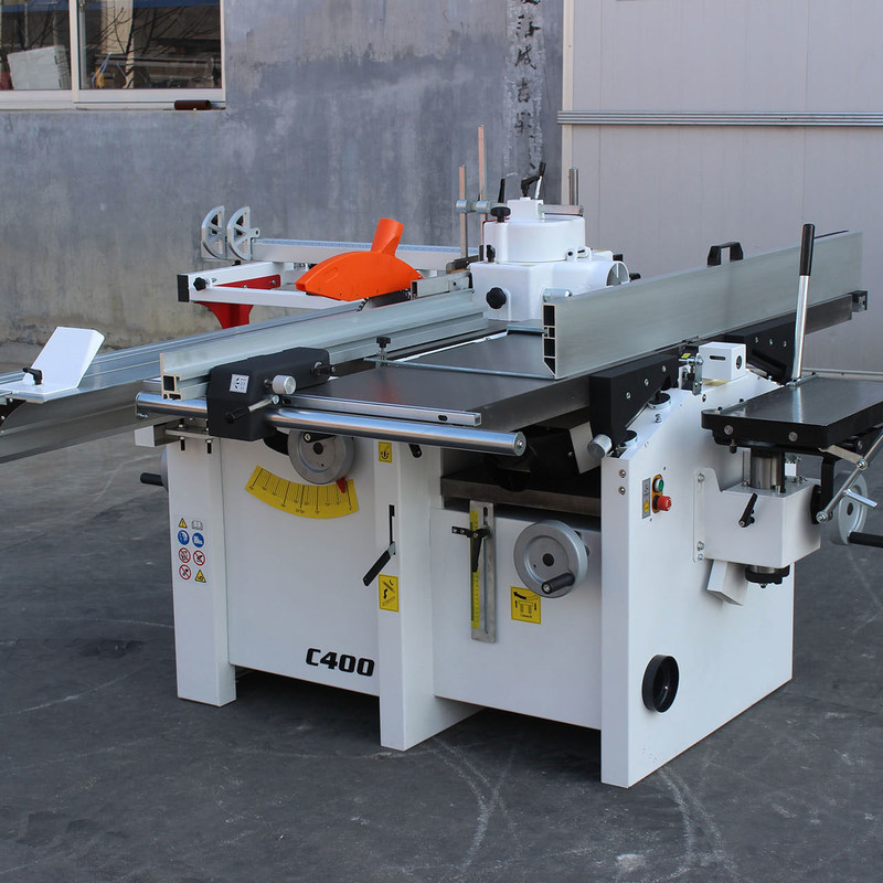 5 en 1 machine à combinaison multifonctionnelle horizontale de travail du bois pour professionnels
