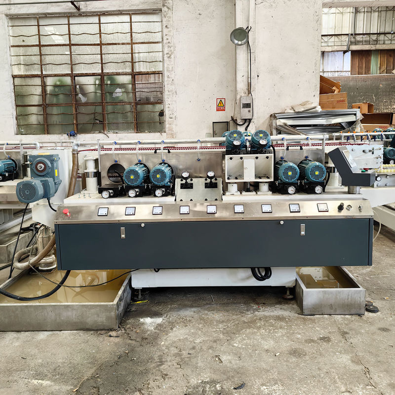 Voltage 380V/50Hz/3P Machine à double tranchant en verre pour le meulage et le polissage à 1 à 8 m/min