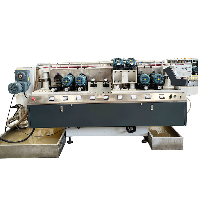 Machine de meulage de verre à double bord de haute précision pour ligne de production droite
