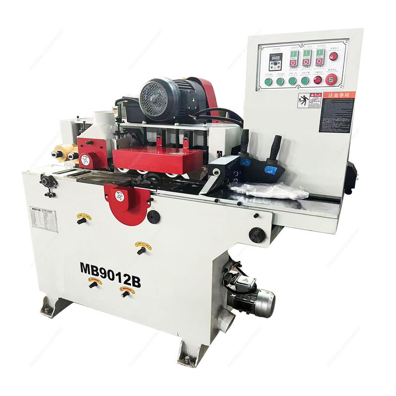 5.5kw*2 Machines à manœuvre électrique Sander Mop Bâtons ronds Polissage de bois massif Machine de ponçage MB9012B